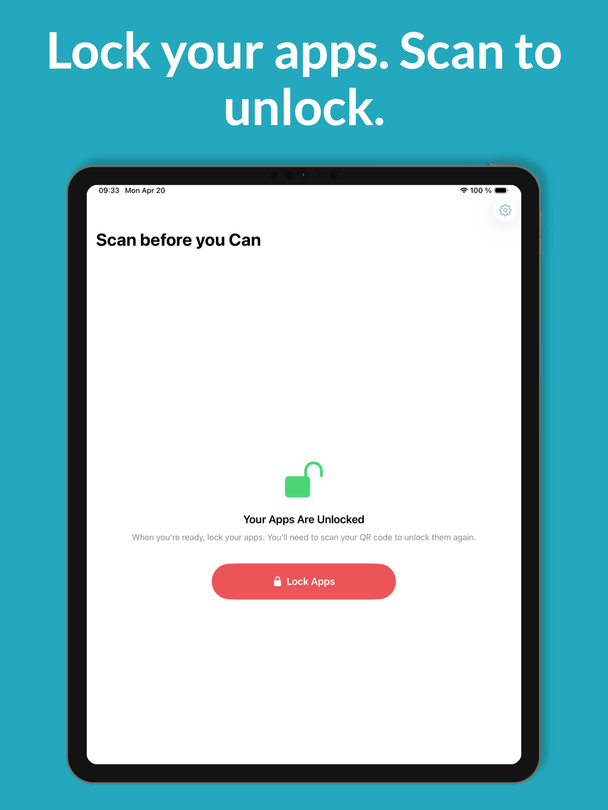 Scan before you Can on iPad