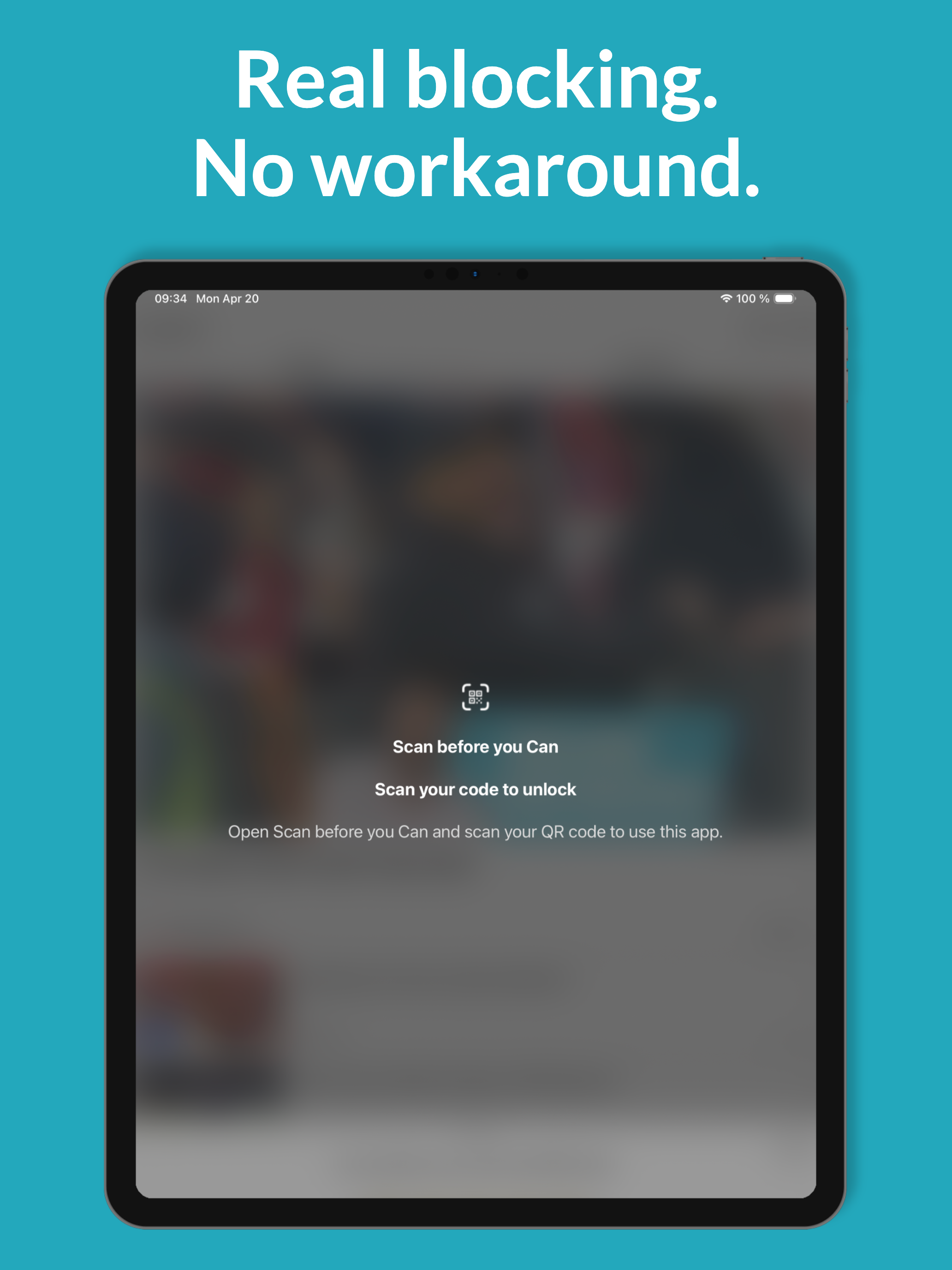 Scan before you Can on iPad